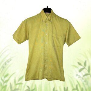 Vintage Late 60s McGregor Scotset Tapered Button-Up Shirt, 14.5